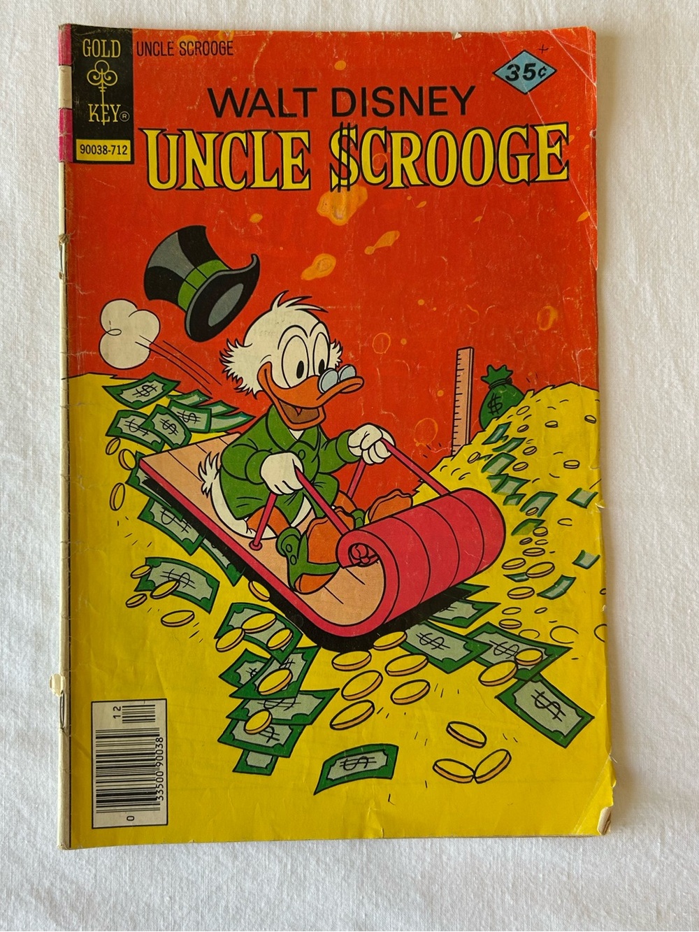 70s Vintage Walt Disney Uncle Scrooge Comic Book